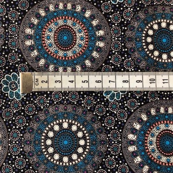 BLUE ALURA SEED Aborigines Stoff aus Australien